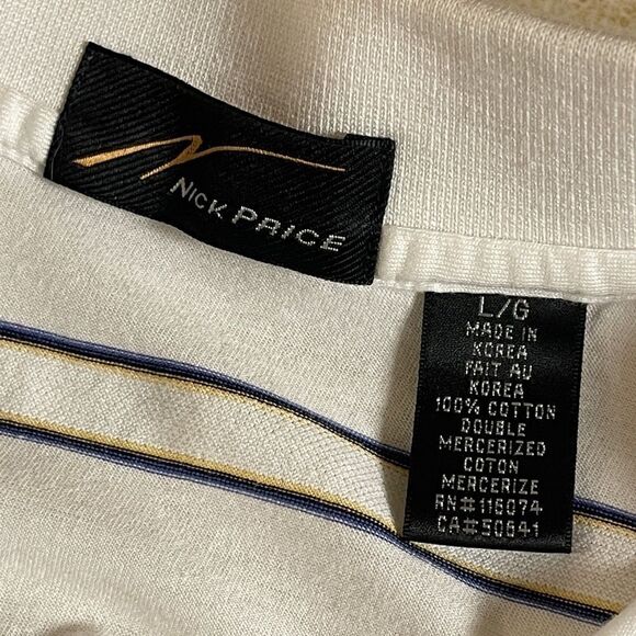 Nick Price Striped Polo large - Picture 7 of 7